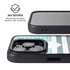 Polka Dots and Stripes Heart in Blue iPhone 14 Pro Kickstand Case